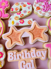 Load image into Gallery viewer, Star glasses Cookie Cutter and Stamp stl file
