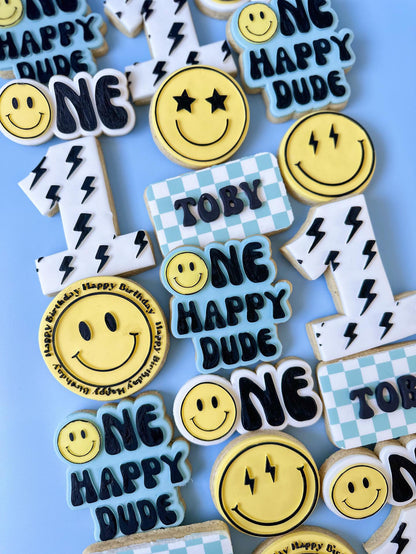 Lightening bolt backing stamp - debosser