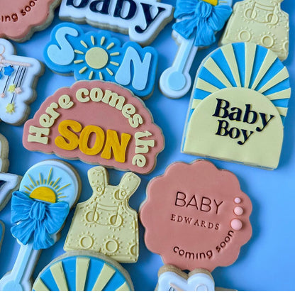 Here Comes the Sun/ Son Debosser and matching cutter