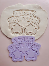 Load image into Gallery viewer, Happy New Year Glasses Debosser and matching cutter
