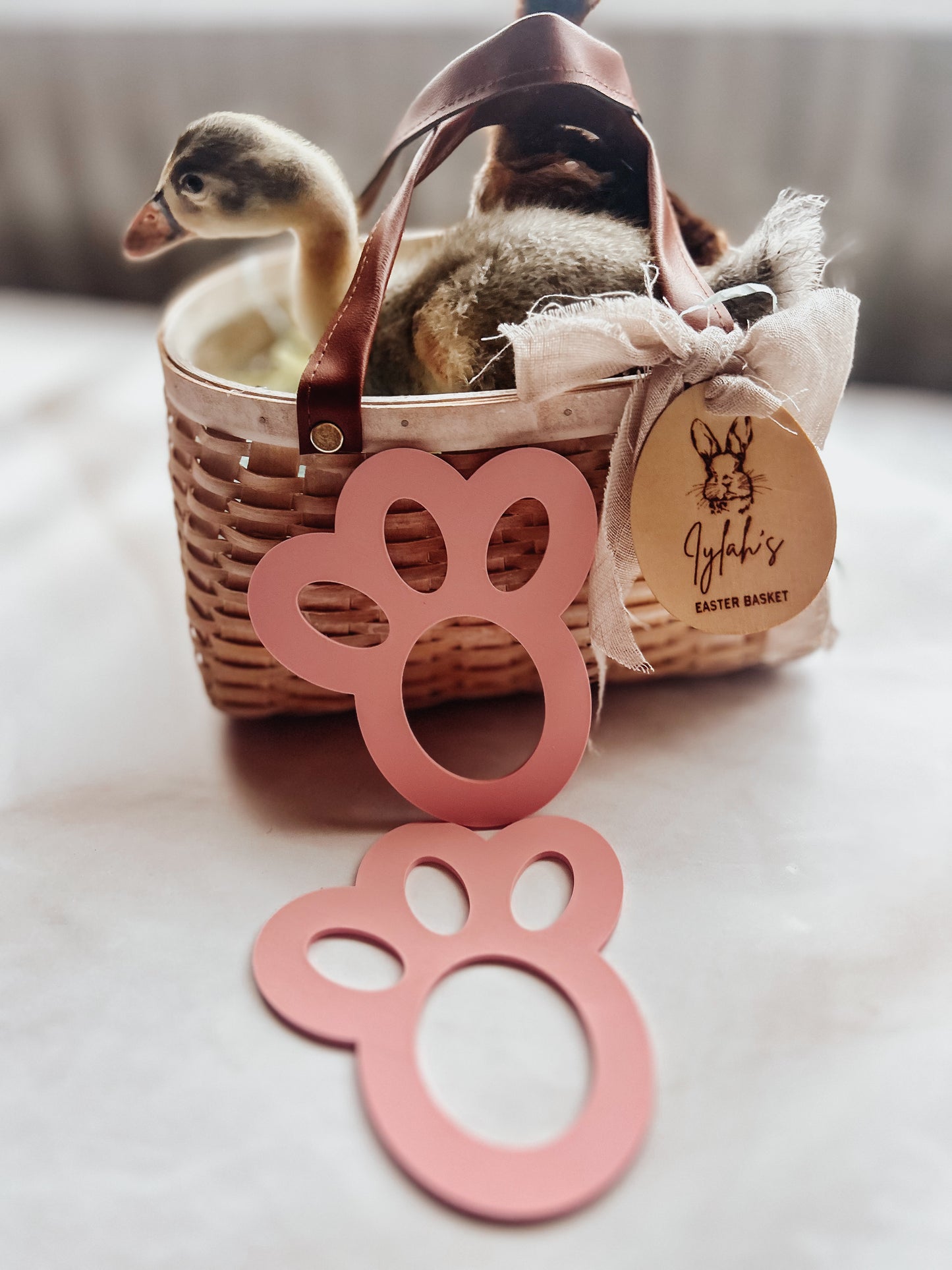 Easter Bunny Stencil Footprints - 3D Printed