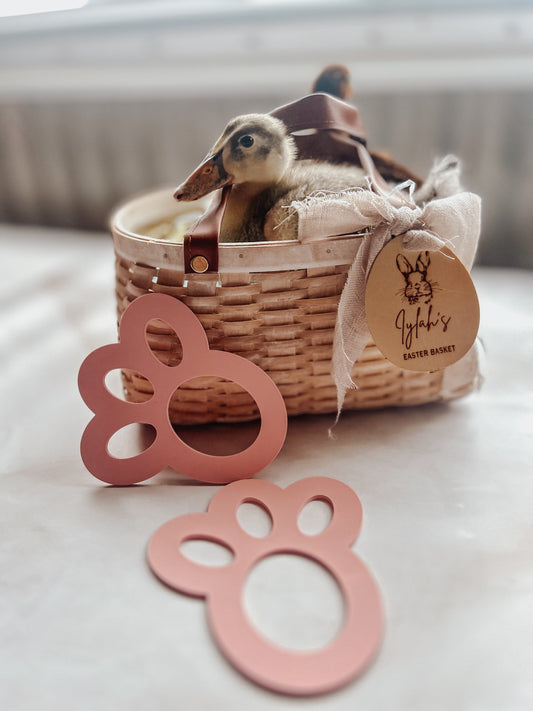 Easter Bunny Stencil Footprints - 3D Printed