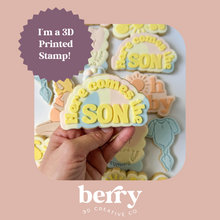 Load image into Gallery viewer, Here Comes the Sun/ Son Debosser and matching cutter
