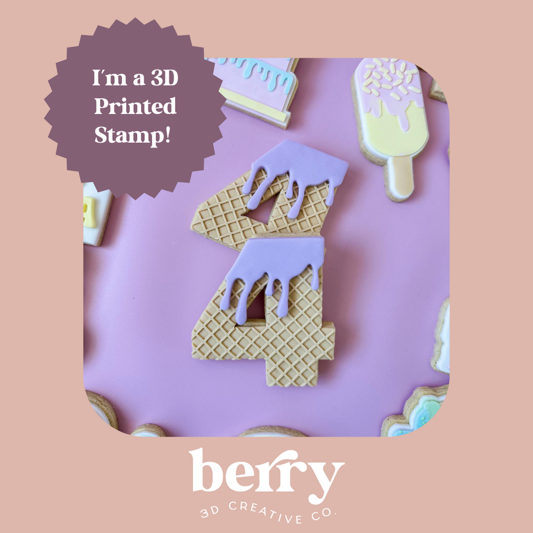Waffle Texture Backing Stamp