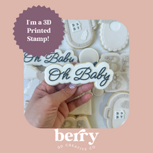 Load image into Gallery viewer, Oh Baby Debosser and matching cutter
