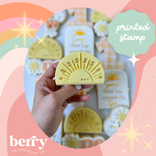 Rising Sun debosser and matching cutter