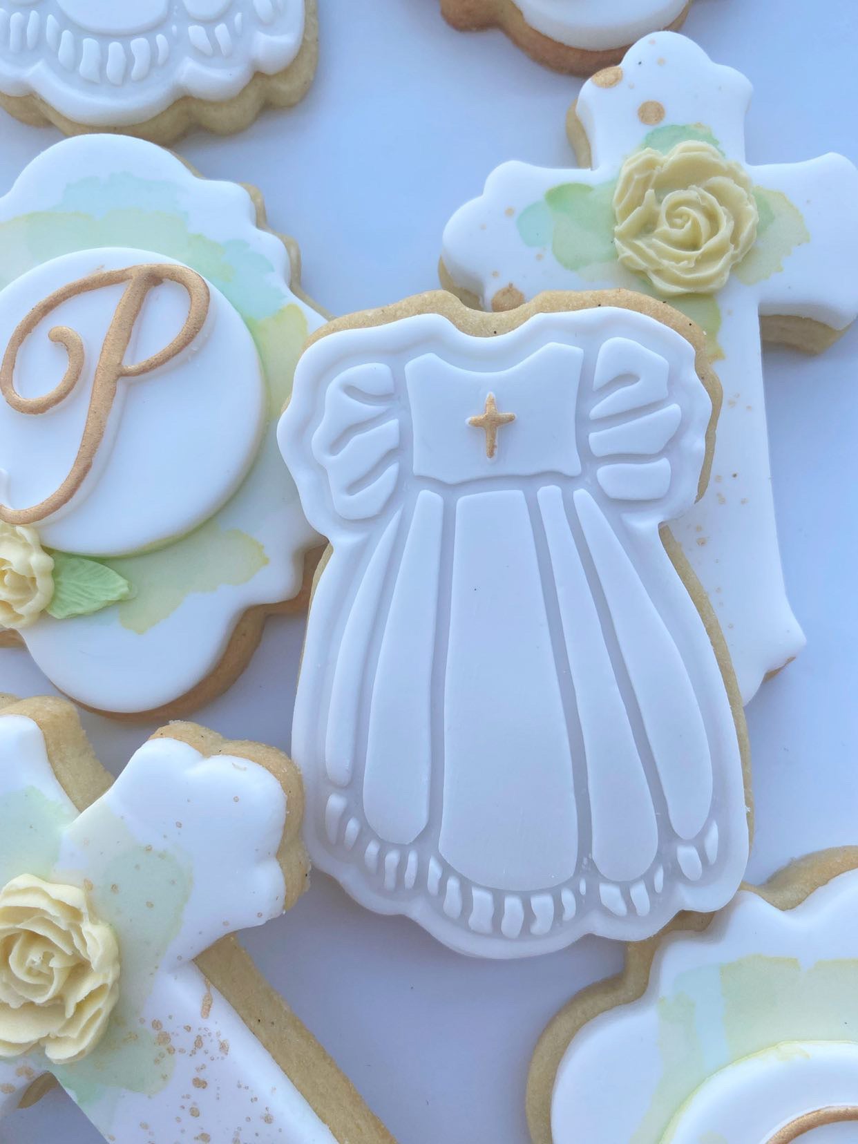 Baptism / Christening Dress Fondant Stamp