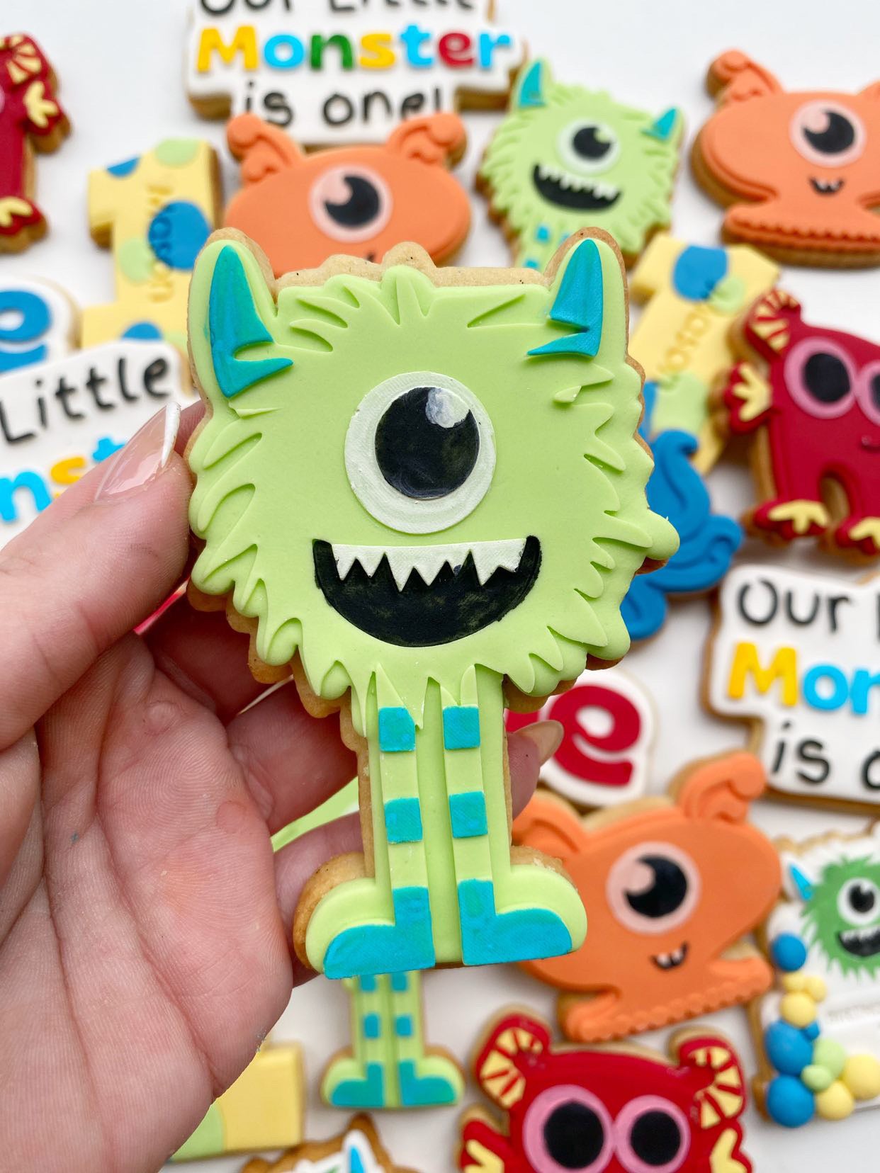 Hairy Monster Debosser and matching cutter