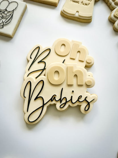 Oh. Babies Debosser with matching cutter