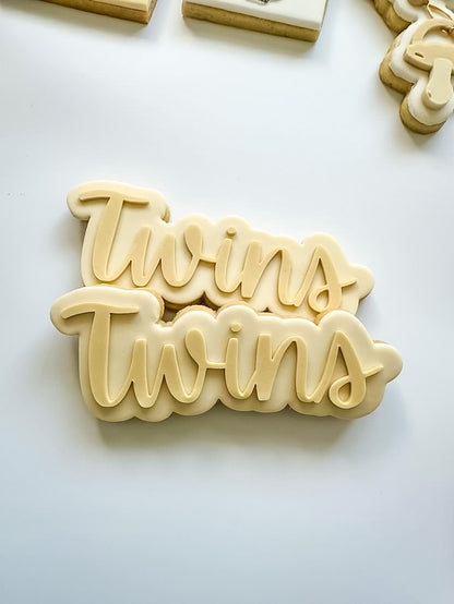 Twins Debosser with matching cutter